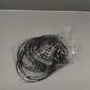 Yerliker 16 Pieces Hat Rack Wig Holder over The Door Baseball Hat Holder Wall Mounted Hanging Wig Organizer for Closet Display Storage Rack with 2 Hooks for Tie Scarf(Black)