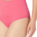 Amazon Essentials Women's High Waist Swim Bottom (Available in Plus Size) (1X, Hot Pink)