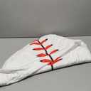 Hahafelt 60" Round Sports Throw Blanket for Teens Adults Soft Flannel Baseball Softball Tennis Soccer Baseketball Volleyball Novelty Blanket for Sports Fan Birthday Senior Night Gift(Baseball)