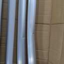 8ft LED Bulbs, 50W 6500LM 6000K, FA8 Single Pin LED Ballast Bypass Tube Lights Milky Cover, F96 T8 T10 T12 8 Foot LED Shop Lights to Fluorescent Replacement for Workshop, Warehouse, 4 Pack