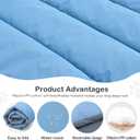 Heeyoo Outdoor Pet Bed, Water-Resistant Camping Mat, Machine-Washable Travel Bed, Foldable for Small to Large Dogs and Cats