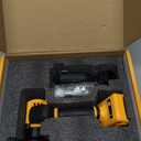 3" Mini Circular Saw Compatible With DeWalt 20V MAX Battery(NO Battery) Cordless Cut Off Tool with Brushless Motor,3" Blades,19500RPM,Removable Dust Cover for Metal/Wood/Tile/Plastic (Yellow and Black)