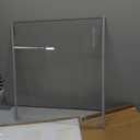 [Upgraded] W11130202 Freezer Glass Shelf, Refrigerator Glass Shelf (Upper) fit for Whirlpool/Ikea Refrigerators, Replaces W10773886, W10527848, WPW10527848, Size 11.69" X 11.37"