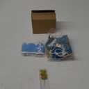 1/2 Birthday Boy Half Birthday Decorations High Chair Banner, 6 Month Tassel Wood Bead Highchair Garland Blue