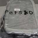 Petskd Top and Side Expandable Pet Carrier 17x11x9.5 Inches Alaska Airline Approved, Soft-Sided Carrier for Small Cats and Dogs with Locking Safety Zippers and Anti-Scratch Mesh(Blue)