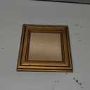 5x5 Picture Frame - Vintage Gold Picture Frame for Tabletop & Wall Mount, 5 x 5 Photo Frame for Living Room, Bedroom, Office Décor & Wedding Gift