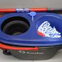 O-Cedar RinseClean Spin Mop & Bucket System | Clean with Clean Water | Removes 99% of Bacteria