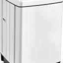 DORTALA Portable Washing Machine, 11Lbs Full-automatic Laundry Washer and Spinner Combo with 8 Programs, 10 Water Levels, 1.5 Cu.Ft Top Load Apartment Washer for Dorm, RVs, Grey