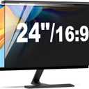 Hanging 24 Inch Computer Privacy Screen Filter, Computer Screen Privacy Cover, Compatible with, 23.8 Inch 16:9 Widescreen Monitors, Protect Eyes from Glare and Blue Light