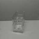 Acrylic Belt Organizer - 2 Pack with Adjustable 4 Compartments & Stackable Design, Clear Storage for Closet and Drawer Organization