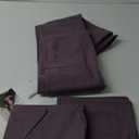 ECOCOTT Purple Duvet Cover Twin Size - 100% Washed Cotton Durable Soft Comfy Duvet Cover Set, 3 Pieces Duvet Cover with Zipper Closure (Purple, 68''x90'') (Lilac Purple (No Comforter)