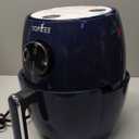 Small Compact Air Fryer, 2.1QT, 4-in-1 Small Mini Airfryer, Bake, Roast, Reheat, 98% Less Oil, Adjustable Temperature Control w/ 60min Timer, Quiet, Nonstick & Dishwasher Safe, BPA-Free, Dark Blue