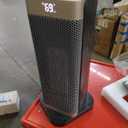 SANVINDER Space Heater, 1500W Space Heaters for Indoor Use Electric Heater for Bedroom, ECO Thermostat 90° Oscillating 24H Timer, Fast Heating, Remote Control, Safe for Home Office Room