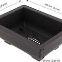 MANCHAP 24 PCS 6.5 Inch Plastic Bonsai Training Pots, Rectangular Bonsai Tree Planter Pot for Garden, Yard, Office, Home Decorative