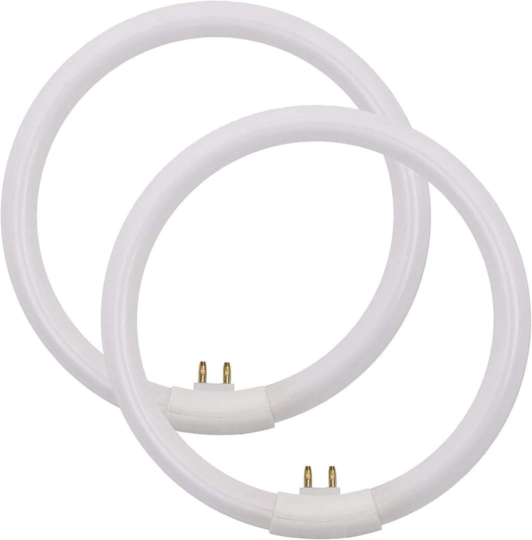 5.5 Inch Outside Diameter,T4 12W 6400K Circular Bulb,Replacement for Conair Round Makeup Mirror