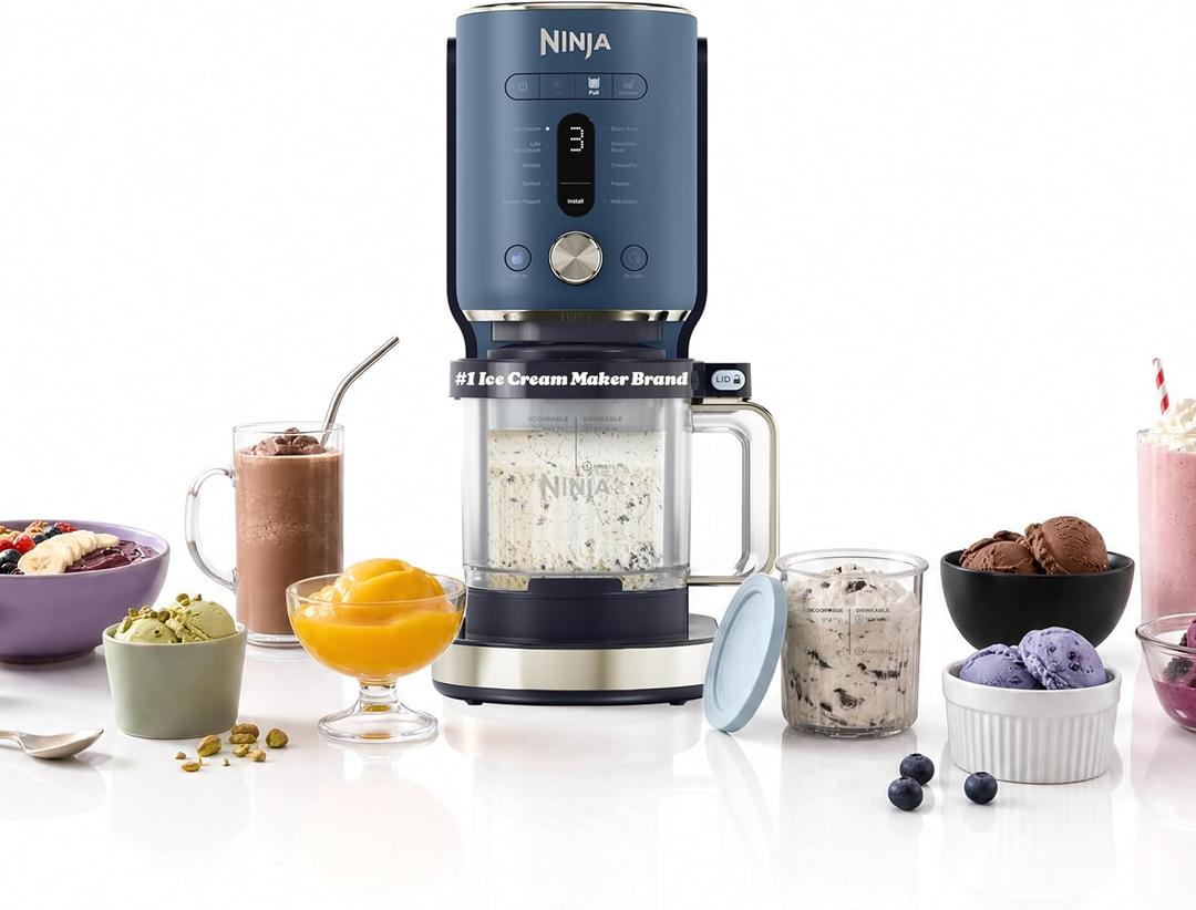 Ninja Creami XL 11-in-1 Ice Cream Maker with XL Capacity, NC601 | Ninja Creami XL turns almost anything into ice cream, sorbet and yogurt, with XL tubs, ingredient and flavor control.