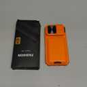 SSLOTSCASE for iPhone 17 Pro Case with Card Holder & Camera Stand & Kickstand & Slide Camera Lens Cover & Wallet, MilitaryGrade Heavy Duty Men Women Phone Case Cover for iPhone 17 Pro 6.3'', Orange