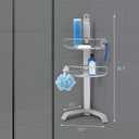 simplehuman Corner Shower Caddy, Stainless Steel and Anodized Aluminum