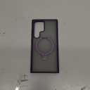 TORRAS 360Spin Magnetic Stand for Samsung Galaxy S24 Ultra Case, Compatible with Magsafe, Shockproof Military Grade Protective Slim Galaxy S24 Ultra Phone Case with Kickstand & Ring Holder, Purple