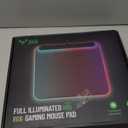 BladeHawks BX10 RGB Full Backlight Gaming Mouse Pad, 6 Lighting Modes & Colors, USB 2.0 & Type-C Ports, Detachable Type-C Cable, Micro-Textured Surface, Non-Slip Base (13.4 * 12.2'')  Ideal Desk Mat