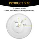 14" Microwave Glass Turntable Plate, 14" / 36cm Microwave Tray Replacement Glass Plate, Glass Tray Replacement for LG, SamsungGE, Magic Chef, Hotpoint, Panasonic, Kenmore, etc