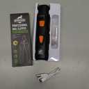 Whisper Quiet Dog Nail Grinder with 4 LED Lights, Safe & Stress-Free for Sensitive Dogs Cats of All Breeds & Sizes, 3 Grinding Bits, 3-Speed, Pet Nail Trimmers, Rechargeable Painless Grooming Kit (Black)