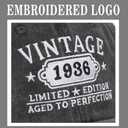 21st Birthday Gifts for Her Him Vintage 2004 Hats Turning 21 Gift Ideas for Men Women Hat Black (Gray)