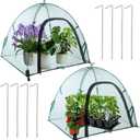 2pack Pest Guard Cover,22.8x22.8x22.8 Inches Garden Mesh Plant Cover Insect Bird Barrier Netting Mesh Outdoor Mesh Plant Enclosure Plant Tent Cover Pest Protection Guard for Fruit Vegetables