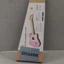 Loog Mini Acoustic kids Guitar for Beginners 3-strings Ages 3+ Learning app and lessons included (Pink)