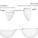 Kingrol 20 Pack 4-Inch Clear Plastic Fillable Ornaments Ball, for Christmas, Wedding, Party, Home Decor
