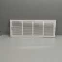 24"W x 10"H [Duct Opening Size] Steel Return Air Grille, Air Return Vent Cover for Ceiling and Sidewall - HVAC Air Vent Covers - [Outer Dimensions: 25.75"W x 11.75"H]