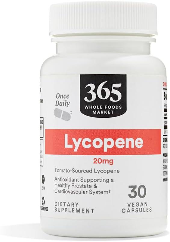 365 by Whole Foods Market, Lycopene 20 mg, 30 Count (EXP 05/01/28)