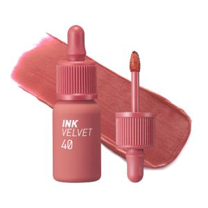 Peripera Ink the Velvet Lip Tint - High Pigment Color, Longwear, Weightless, Gluten-Free, Paraben-Free (040 CALM ROSY)