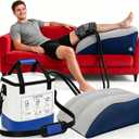 Ice Therapy Machine for Knee After Surgery with Inflatable Leg Raise Pillow & Large Cold Pad, 12QT Continuous Ice Machine for Shoulder Recovery, ACL Recovery, Sport Injuries