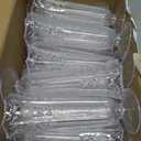 Eaasty 24 Pcs Small Clear Plastic Vases, 6 Inch Mini Crystal Bud Vase Bulk