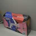 Kids Electric Scooter w/ LCD Screen, Bluetooth Music, Light-Up Stem Deck & Wheels, Thumb Throttle, 3 Adjustable Heights, 150W Powerful Motor, Foldable 3 Wheel Electric Scooter for Kids Boy Girl, Blue