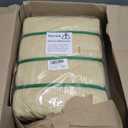 ColourTree 6' x 50' Beige Fence Privacy Screen Windscreen Cover Fabric Shade Tarp Netting Mesh Cloth - Commercial Grade 170 GSM 