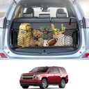 Karltys Yukon Cargo Net for GMC Yukon/Chevy Tahoe/Suburban - Double Layer Nylon Mesh with Metal Hooks