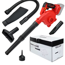 Compact Leaf Blower, Red and Black