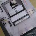 60x40 Bronze Bathroom Mirror, Brushed Bronze Metal Frame Mirrors for Wall, Rounded Rectangle Bronze Mirror for Vanity,Bedroom, Shatterproof, Anti-Rust (Horizontal/Vertical)