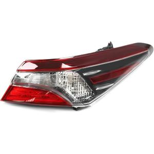 Outer Tail Light Compatible with Camry LE SE 2021 2022 Passenger Side Halogen Rear Brake Lamp Taillight 8155006A20 TO2805159 (Right)