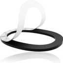 2 x 5 Inch Acrylic Frosted Matte Black Letter W, Adhesive House Letters and Numbers for Outside, Modern House Numbers for Apartment Door Farmhouse Mailbox Office Hotel, Address Numbers and Letters