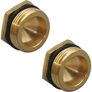 2 Pack RP2865 Push-Button Diverter Plug, Brass Plug for Faucet Diverter, Pipe Replacement Kit