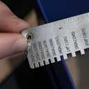 YESWELDER Round Dual Sided Metal Sheet Gage & Metal Sheet Thickness Gauge 2pcs Stainless Steel Wire Welding Gauge 2-Packs