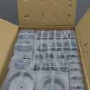 CATITO 100 Pieces Router Bits Set, 1/4" Shank Router Bit, Professional Woodworking Milling Cutter Set, Tungsten Carbide Milling Bit Kits for Professional Woodworking