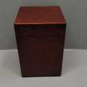 Wooden Cremation Urn for Human, Wood Handmade Engraved Decorative Box, Funeral Urns for Adult Male Female Burial or Memorial Keepsake, Urns for Ashes Men Women (1 Large)