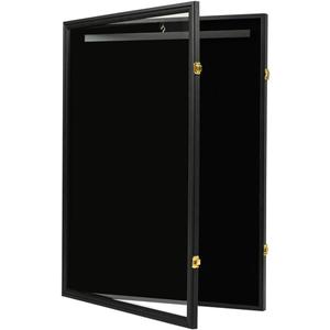 G-PLUS Jersey Frame Display Case,32" Jersey Shadow Box Lockable with UV Protection Acrylic and Hanger Fit for Basketball Football Sport Shirt