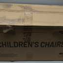 4 Pack Premium 11" H Plastic Stackable School Chairs, Toddler and Kids Chair for Daycare, School, Outdoor, Home - Blue