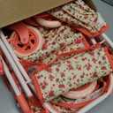 Convertible Combo Baby Doll Stroller for 3 Year Old Girls & Up | Play Toy Baby Stroller for Dolls, Folding Adjustable Bassinet Carriage Buggy with Storage Basket Converts to Sit Up Pushcart Pram, Red (Floral)