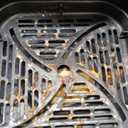 Sweetcrispy Air Fryer 6QT with Window, Square Airfryer Oven 12-in-1 for Family, 400F Rapid Air Crispy Technology, Roast Bake Dehydrate, Nonstick & Easy-Clean Basket,Grey